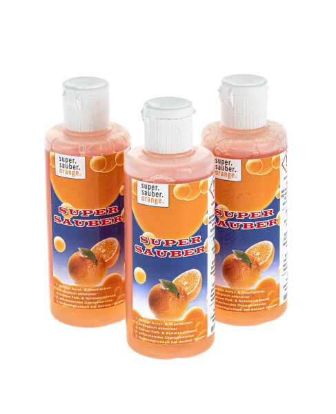 Bong Reiniger Super Sauber Orange 100ml für Acryl  u. Glas