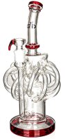 Grace Glass Glasbong - Ultra Recycler Red 18,8er H:32cm...