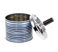 Angelo - Schleuderaschenbecher "Blaue Streifen"...