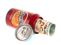 Original Schwipp-Schwapp Dose umgebaut als Versteck