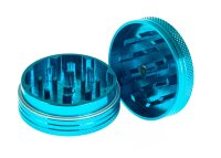 Alugrinder Black Leaf  D:40mm H:20mm - Hellblau