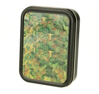 Metalldose - XL Buds - 112x82x26mm - Schwarz mit Aufkleber