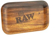RAW Rolling Tray "Wood" aus Holz 27,5x17,5cm -...
