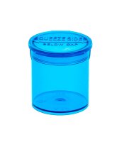 Kunststoffdose mit Pop Up Deckel - 20ml D:32mm H:36mm - Blau
