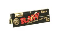 RAW Classic Black - unbleached - 1 1/4 - 50 Blättchen