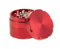 Pollinator Alugrinder "Coloured" 4 tlg. H:40mm D:50mm - Rot