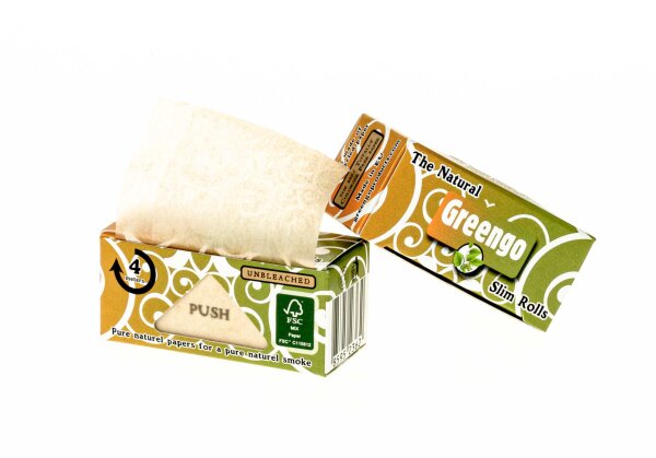 Greengo Rolls - unbleached - Slim - 4 Meter