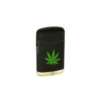 V-Fire Easy Torch Jet Feuerzeug - Hanfblatt