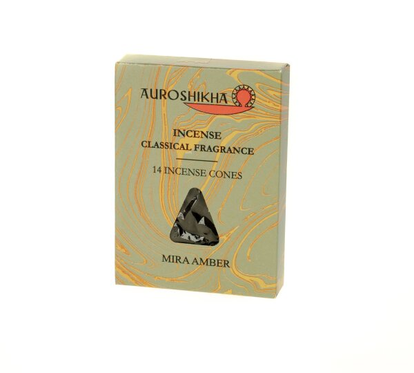 Räucherkegel Pack mit 14 Stk. - Mira Amber
