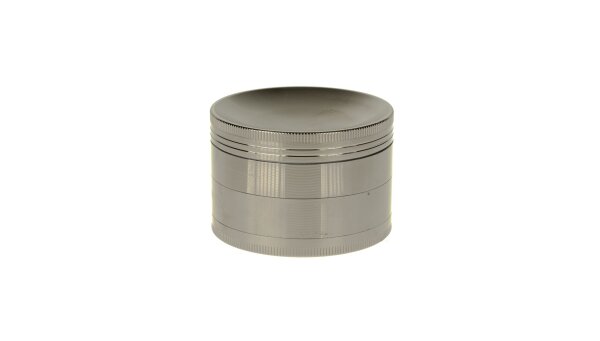 Metall Pollinatorgrinder 4tlg. - Konkav - D:63mm H:43mm - Grau