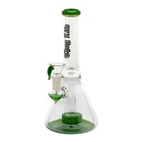 Thug Life Glasbong 14,5er - Beaker Green Perc - H:22cm...