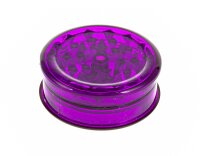 Acrylgrinder D:60mm mit Magnet und Kräuterfach - Violett