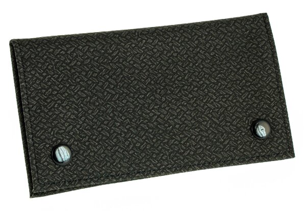 Champ - Tabaktasche  - 160x90mm - geriffelt - Schwarz