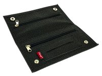 Champ - Tabaktasche  - 160x90mm - geriffelt - Schwarz