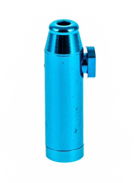 Portionierer / Dosierer Metall "Bullet" eloxiert Blau - H:5,5cm