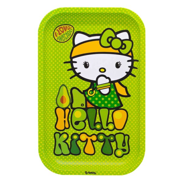 G-Rollz Rolling Tray - Hello Kitty - I love Avocado - 17,5x27,5cm - Small