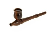 Holzpfeife / Kawumm L:15cm  - Braun