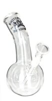 Amsterdam Glas Bong 14,5er - Bauch - Logo+Schriftzug -...