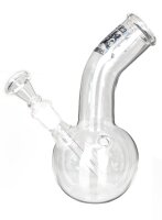 Amsterdam Glas Bong 14,5er - Bauch - Logo+Schriftzug - H:18cm D:36mm WS:3mm