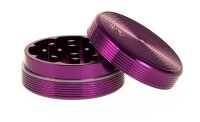 Alugrinder Black Leaf "Riffel" D:50mm - Violett