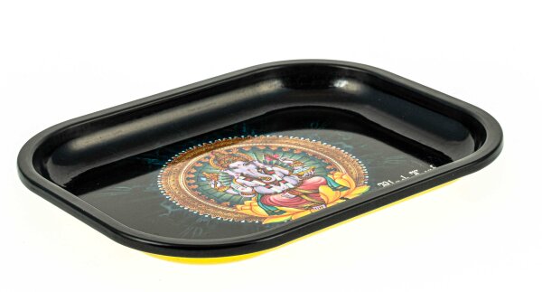 Black Leaf Rolling Tray  "Black Leaf Logo" 18x14x1,6cm - Mini