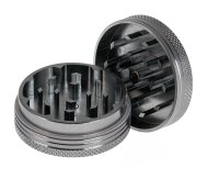 Alugrinder Black Leaf  D:40mm H:20mm - Grau