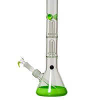 Grace Glass Glasbong - Big Baked Beaker Green - 2x...