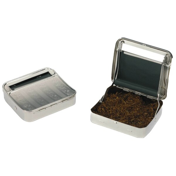 Champ High - Drehmaschine/Tabakbox mit Drehautomatik - 10,1x2,3cm - für Zigaretten 78mm - Silver ver