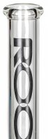 ROOR Glasbong 18,8er H:45cm WS:5mm; Bong 5.0 schwarz mit...