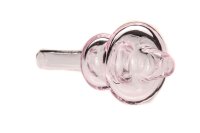 Carp Cap mit Durchzug/Loch "Dabber" D:28mm - Pink