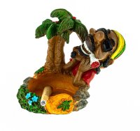 Rasta Aschenbecher "Palmeninsel" H:10,5cm