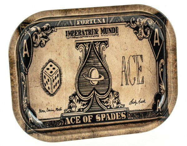 Rolling Tray - "ACE" 18x14x1,5cm - Mini