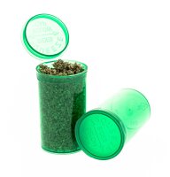 Kunststoffdose mit Pop Up Deckel - 70ml D:42mm H:70mm - Grün