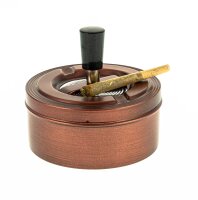 Angelo - Schleuderaschenbecher "Antique Brass" Kupferoptik - D:11cm