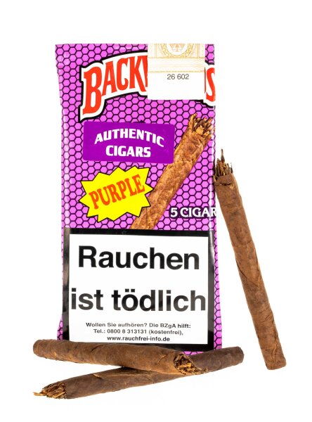 Backwoods Zigarren - PURPLE Honey Berry 5stk. (Honig, Beeren)