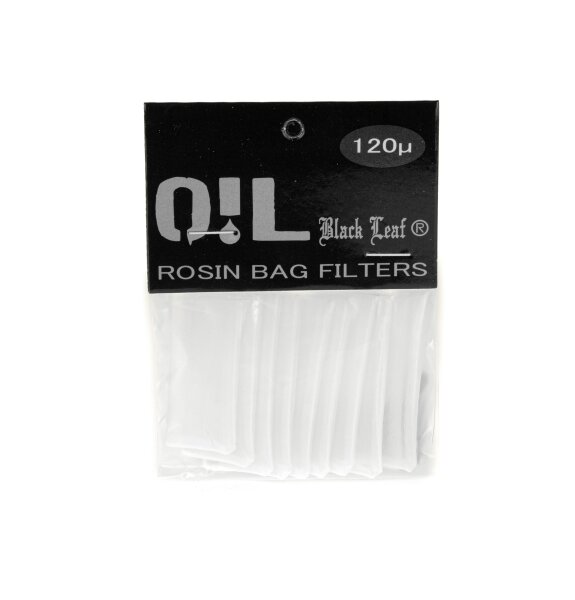 Oil Black Leaf Rosin Bag Filterbeutel 120µm S (50x20mm) - 10er Pack