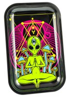 Fire Flow Rolling Tray - Trippy Alien - 27,5x17,5cm - Small