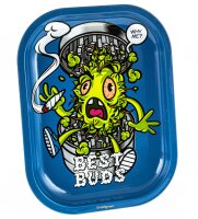 Rolling Tray "Best Buds Grind Me" 18x14x1,5cm -...