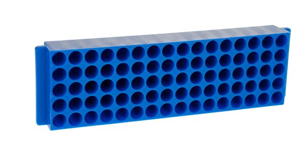 Display für Reaktionsgefäße 1,5-2ml - passend für 80 Kapseln - Blau
