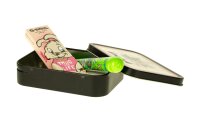 Metalldose - Homemade - 112x82x26mm - Schwarz mit Aufkleber