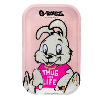 G-Rollz Rolling Tray - Thug for Life - 17,5x27,5cm - Small