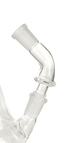 Glasadapter 14,5er (male) auf 14,5er (female) 45° Winkel