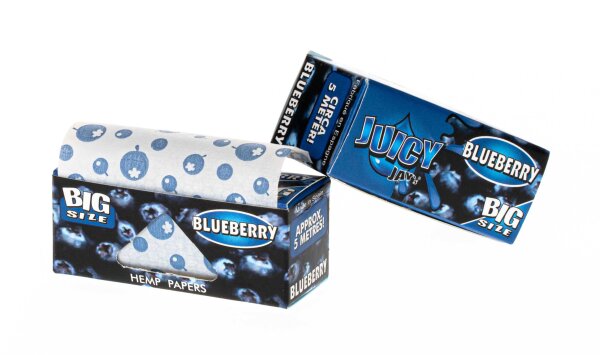 Juicy Jay´s Rolls - King Size - Blueberry - 5 Meter