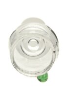 Glaskopf "Oval" Black Leaf  - NS:18,8mm