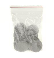 Edelstahlsiebe - grob - 30mm - 100Stk. im Beutel