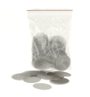 Edelstahlsiebe - grob - 30mm - 100Stk. im Beutel