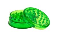 Acrylgrinder D:60mm mit Magnet und Kräuterfach - Grün