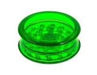 Acrylgrinder D:60mm mit Magnet und Kräuterfach - Grün