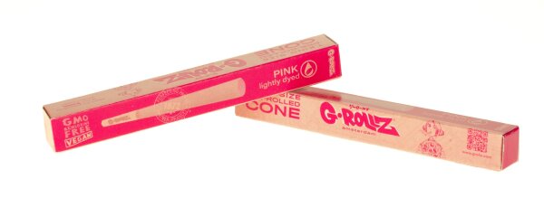 G-Rollz - Cones Jointhülsen - Pink - King Size Slim - 1 Stück