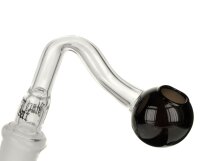 Black Leaf Glasbanger Kugel NS:14,5mm - Schwarz